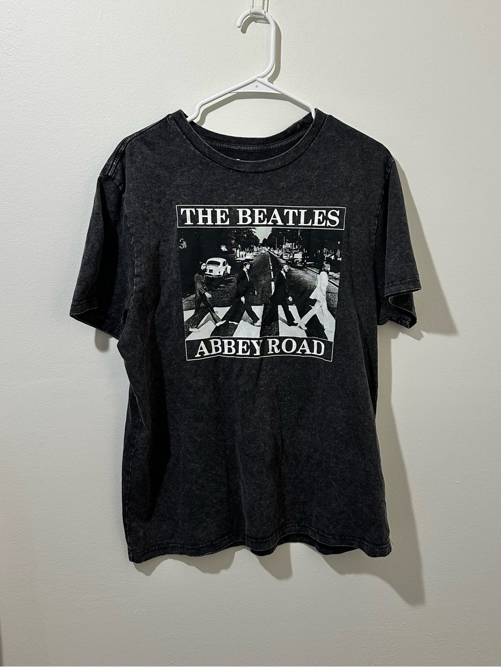 The Beatles Black Abbey Road Graphic Short Sleeve Tee